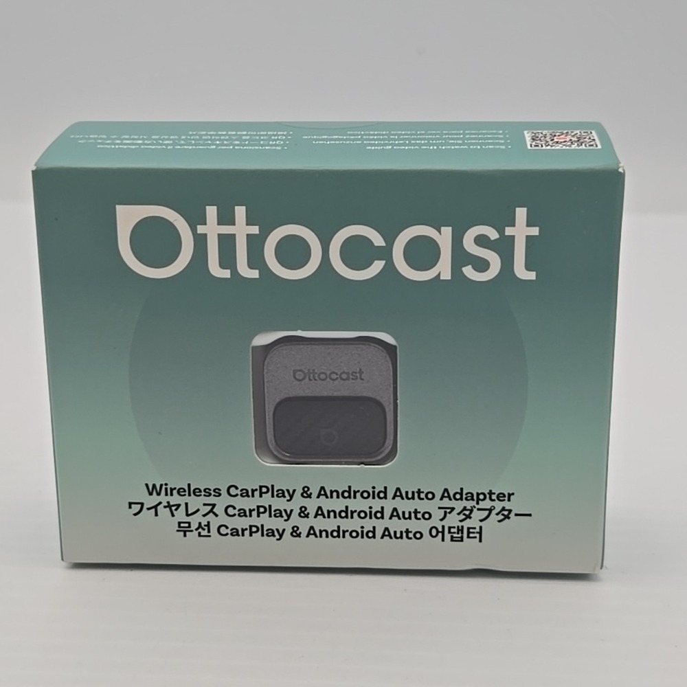 2in1 Ottocast Mini Dot Wireless Carplay&Android Auto Adapter USB Dongle BT5.0 US